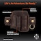 1791 Everyday Carry Tool Organizer for L/XL Multitool, Knife, Flashlight with Large Flex & Action-Snap Belt Attachment WEB-HD-AS-LF-BUR-A - alternate 3